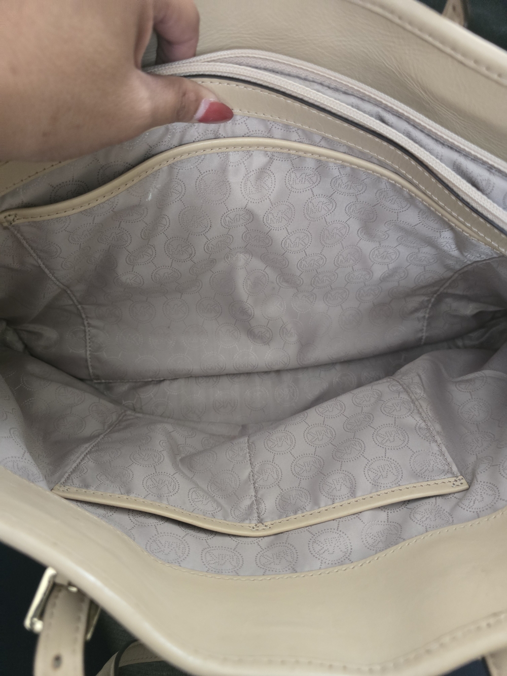 Michael Kors Tan and Black Zebra-Print Tote - Picture 5 of 8